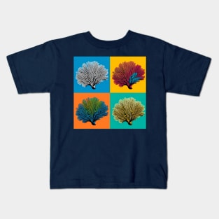 Pop Gorgonian Sea Fan Coral - Cool Underwater Kids T-Shirt